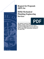 Request For Proposals (RFP) For ID/IQ Mechanical Plumbing Engineering Services