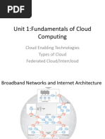 Enabling Technologies and Federated Cloud