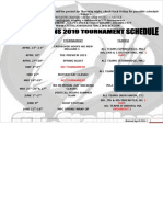 2019 CT Stallions Tournament Schedule 2