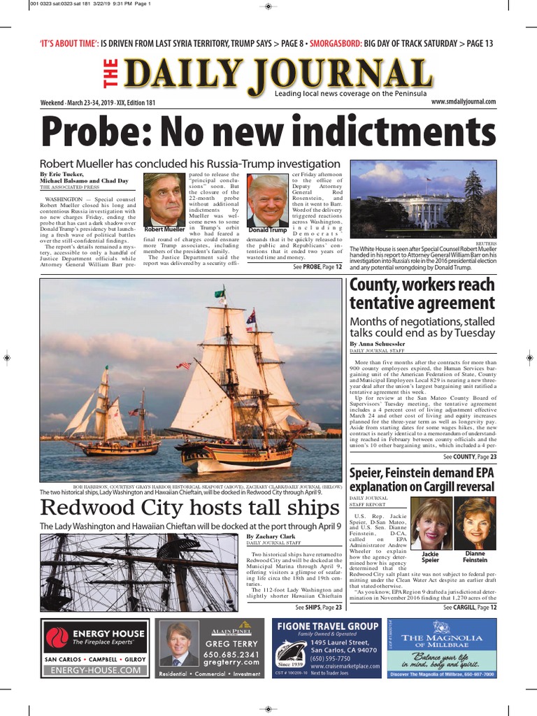 San Mateo Daily Journal 03-23-19 Edition | PDF | Pacific Gas And