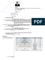 Curriculum Vitae: Personal Information