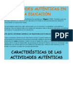 Actividades Auténticas en La Educación