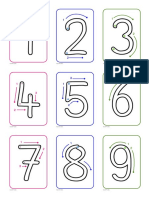 Pequeño Números Hasta El 10 Direccionalidad PDF