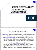 The Concept of Strategy and Strategy MGT