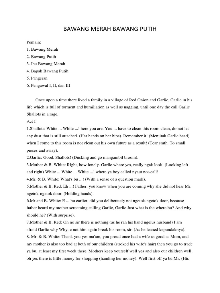 The Story of Red Onion and Garlic A Tale of Hardship and Finding True Love PDF