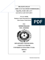 Pra Rancangan Pabrik Pembuatan Magnesium Hidroksida (MG (OH) ) Dari Air Laut