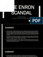 The Enron Scandal: A Case Analysis by Algire, Cacho, Chan, Jordan, Ortega