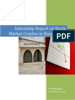 Internship Report On Stock Market Crash in Bangladesh