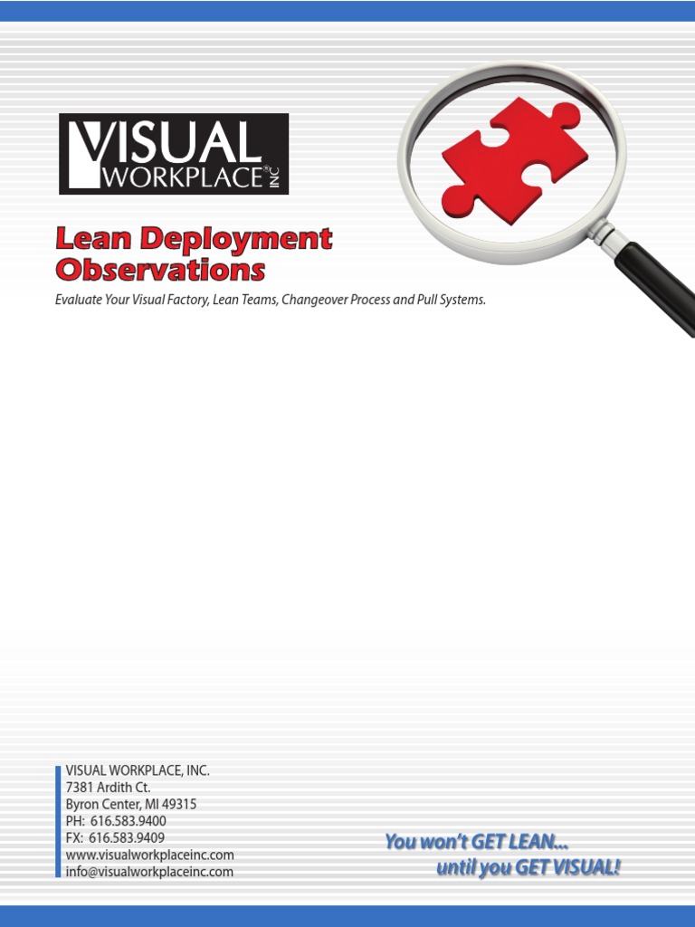 Lean Manufacturing Assessment Guide | PDF | Supply Chain Management ...