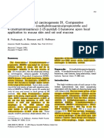 A Study of Betel Quid Carcinogenesis. Comparative Carcinogenicity of MNPN and NNK Upon Local Application To Mouse Skin and Rat Oral Mucosa PDF