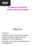 Techniques To Separate Amino Acids and Proteins