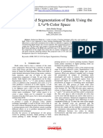 Color-Based Segmentation of Batik Using The L A B Color Space