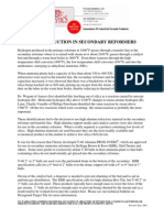 Silica Reduction in Ammonia Secondary Reformers