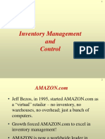 Inventory Management and Control