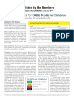 Medicine by The Numbers: Antibiotics For Otitis Media in Children