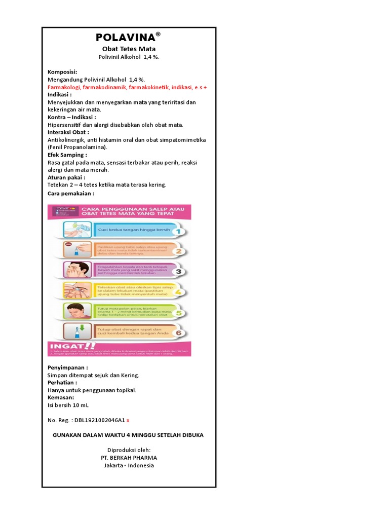 Kemasan Infus Locke Ringer b1.3 | PDF