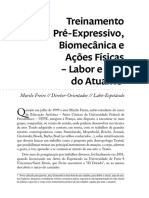 Treinamento Pré-Expressivo, Biomecânica e Ações Físicas PDF