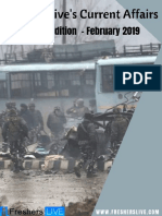 Current Affairs Monthly Edition PDF February 2019
