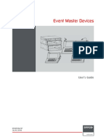 Event Master Devices: User's Guide