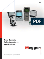 Time Domain Reflectometers - Applications: The Word "Megger" Is A Registered Trademark