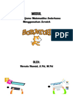 Modul Scratch - Game Matematika Sederhana