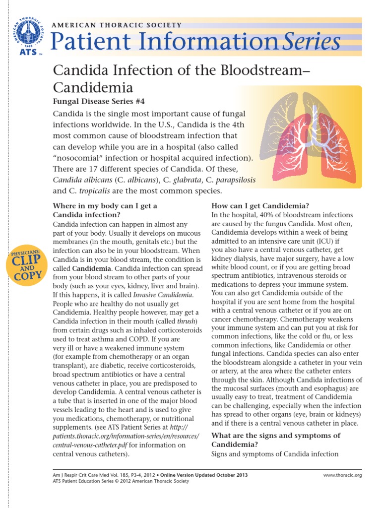 Candidemia PDF | PDF | Candida (Fungus) | Candidiasis