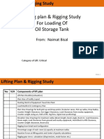 Rigging Study & Lifting Plan for Oil Storage Tank at Naimat