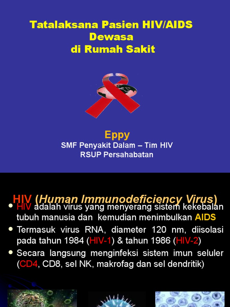  Materi  Pelatihan Tatalaksana HIV  Dewasa Di RS Dr Eppy 