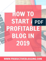 How To Start Profitable Blog in 2019