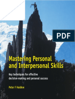 Mastering Personal and Interpersonal Skill PDF