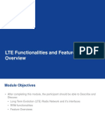 LTE Functionalities and Features