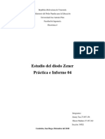 Estudio experimental del diodo Zener: características V-I