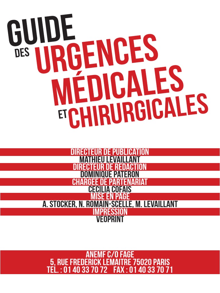 Guide Des Urgences-1 PDF | PDF | RTT | Épidémiologie