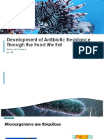 Development of Antibiotic Resistance Through The Food We Eat