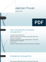 Manajemen Proyek I PDF