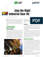 Selecting The Right Industrial Gear Oil: Lube Selection