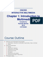 Chapter 1: Introduction To Multimedia