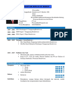 Daftar Riwayat Hidup: Pendidikan