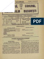 1928 - REGULAMENT CONSTRUCTII Monitorul Primăriei București 1928-01-22, Nr. 04