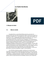 A Sociologia em Émile Durkheim