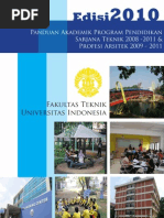 Buku Kurikulum S1 &amp Profesi Arsitek 2010