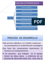 El Proceso Planificacion Estrategica