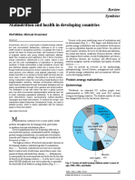 Malnutrition and Health in Developing Countries: Review Synthèse