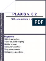 PLAXIS v. 8.2: FEM Computations in Practice