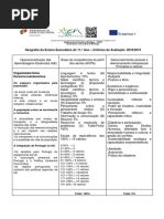 Criterios de Avaliação Geografia - 11º