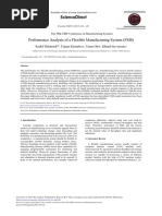 Performance Analysis of A Flexible Manufacturing S