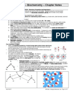 Notes - Biological Molecules