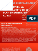Eje Estrategico 2 La Educacion Regional de Loreto en El Plan Bicentenario Al 2021.