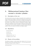 Bidimensional Laminar Flow Around A Circular Cylinder: 3.1 Description of The Case