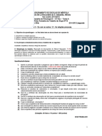 Ficha de Trabalho de Grupo 13 Tema 3 Eu Com Os Outros As Relações Precoces